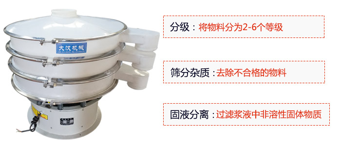 600型聚丙烯麻豆免费版免费下载優勢：分級：將物料京分為2-6個等級。篩分雜質：去除不合格的物料。固液分離：過濾漿液中非溶性固體物質。